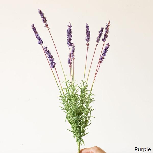 Faux Artificial Lavender Provence Lavender Stem 21" Tall Silk