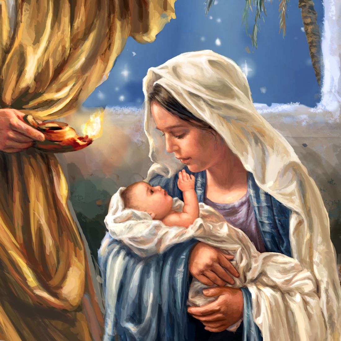 Glory to God Nativity Outdoor Decor