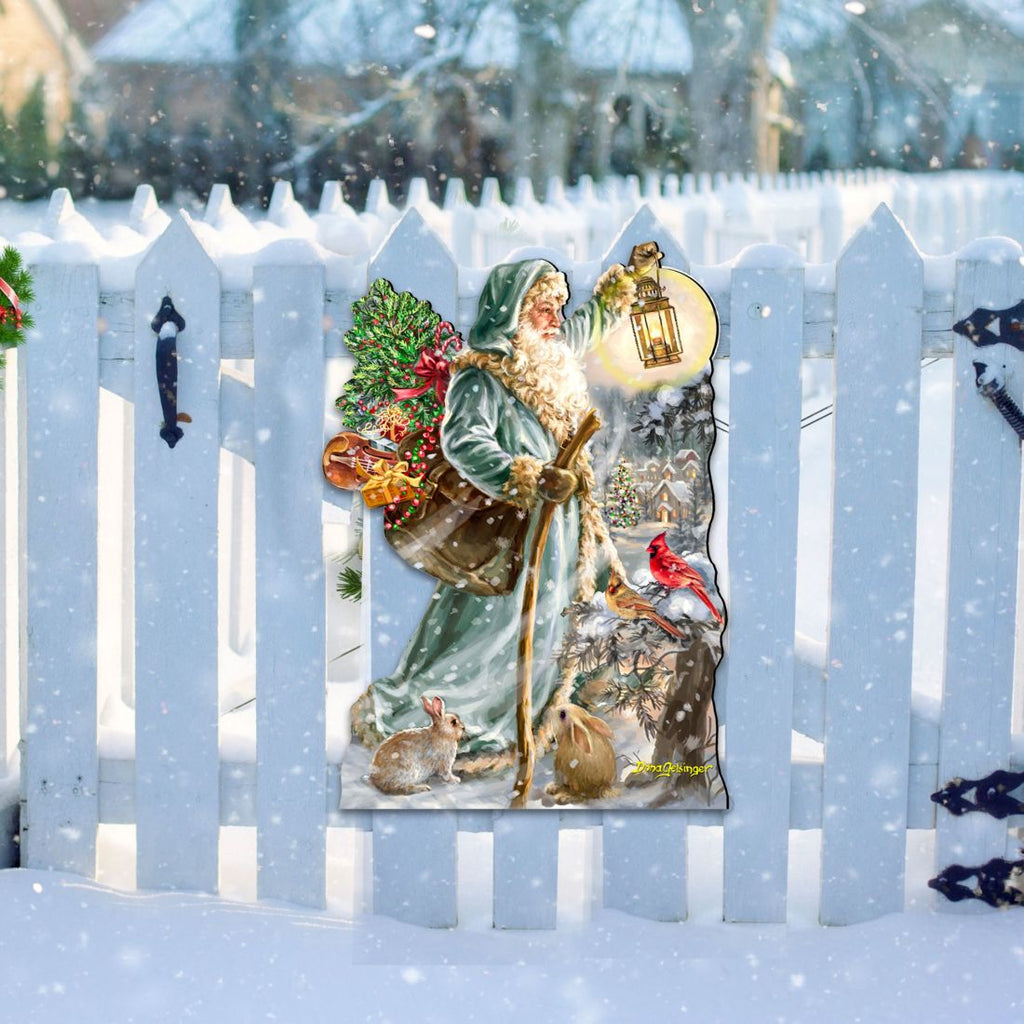Saint Nicholas Christmas Door Decor