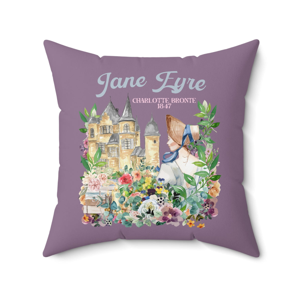 Jane Eyre Literary Pillow