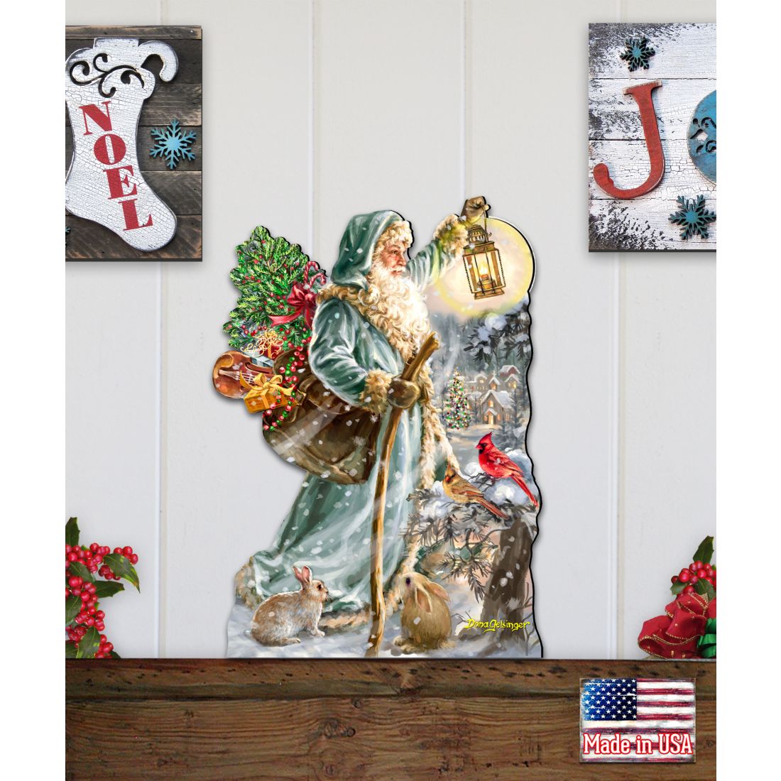Saint Nicholas Christmas Door Decor