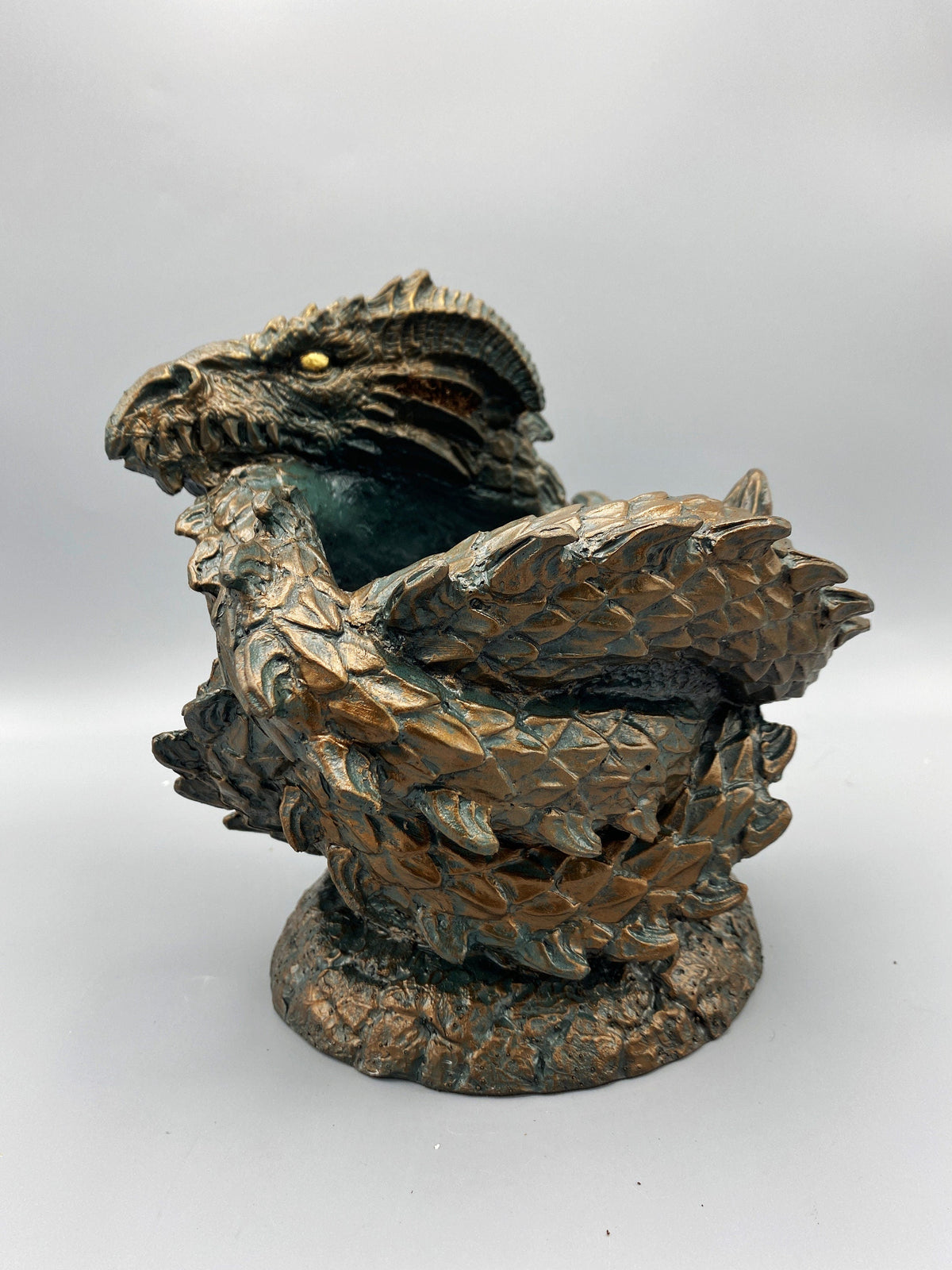 Coiled Dragon Planter | Large Version