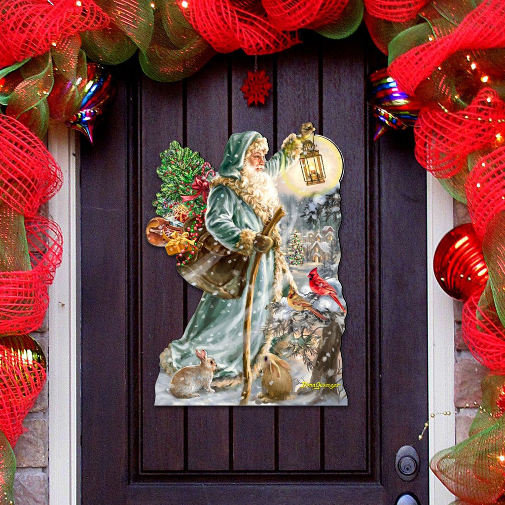 Saint Nicholas Christmas Door Decor