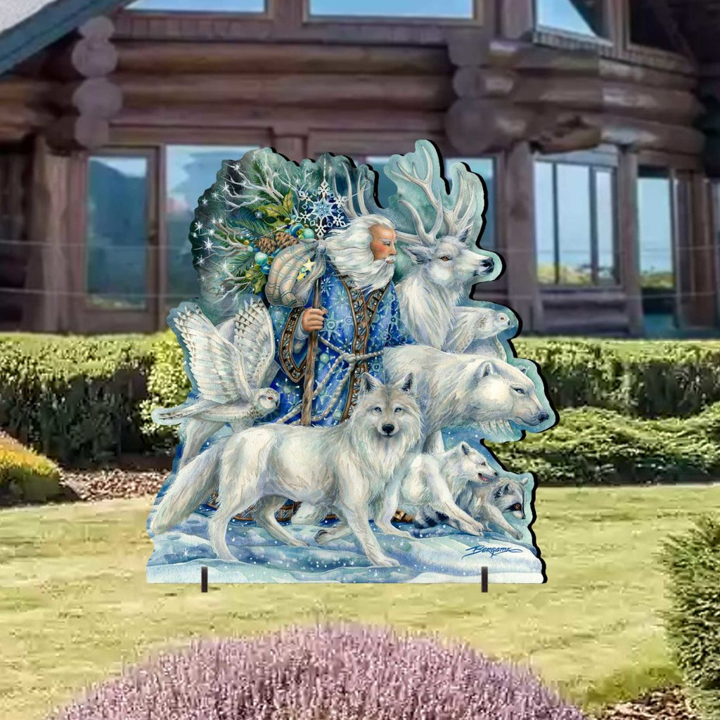 Cool Winds Father Winter Animals Wildlife Outdoor Decor