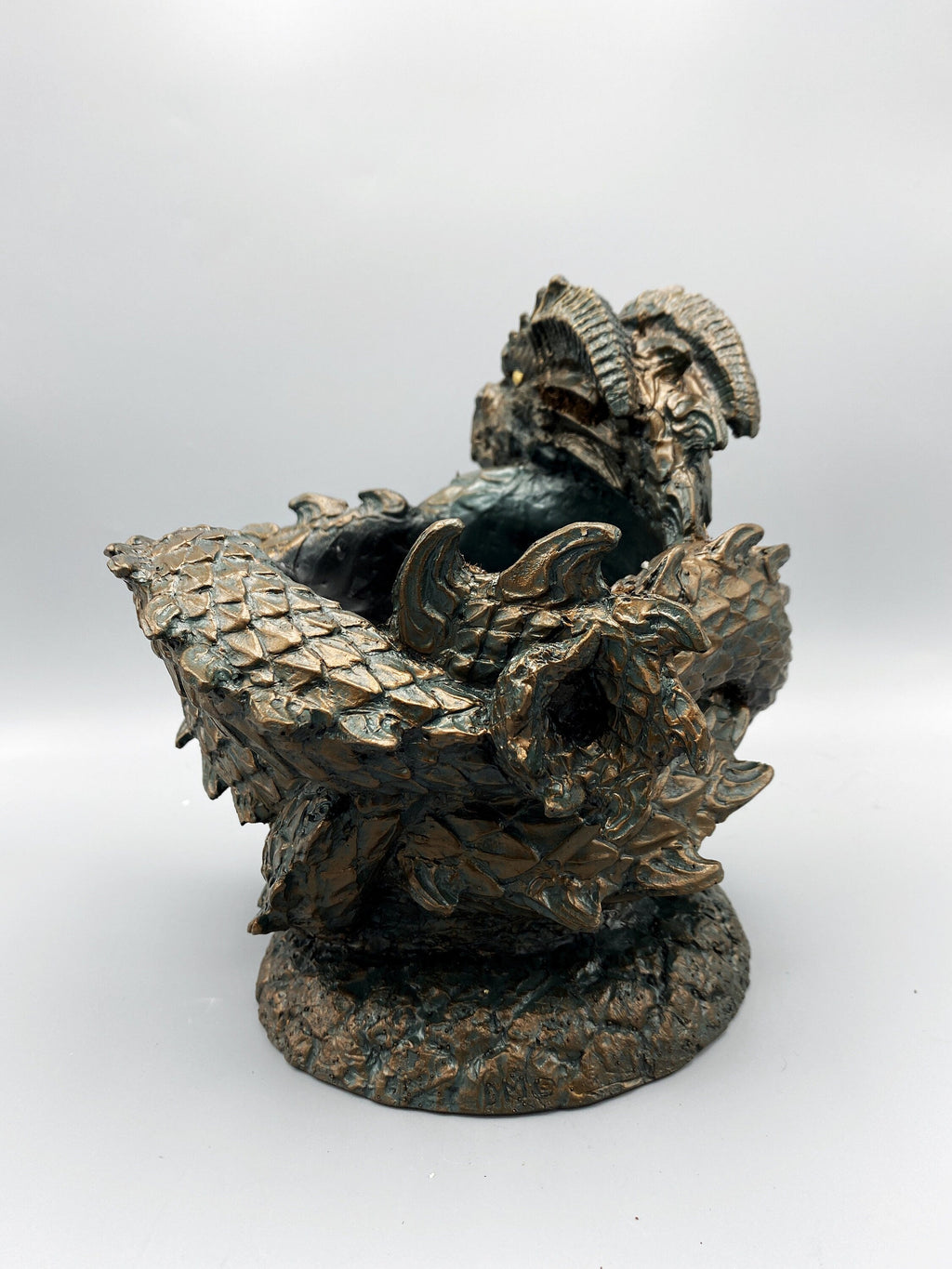 Coiled Dragon Planter | Large Version