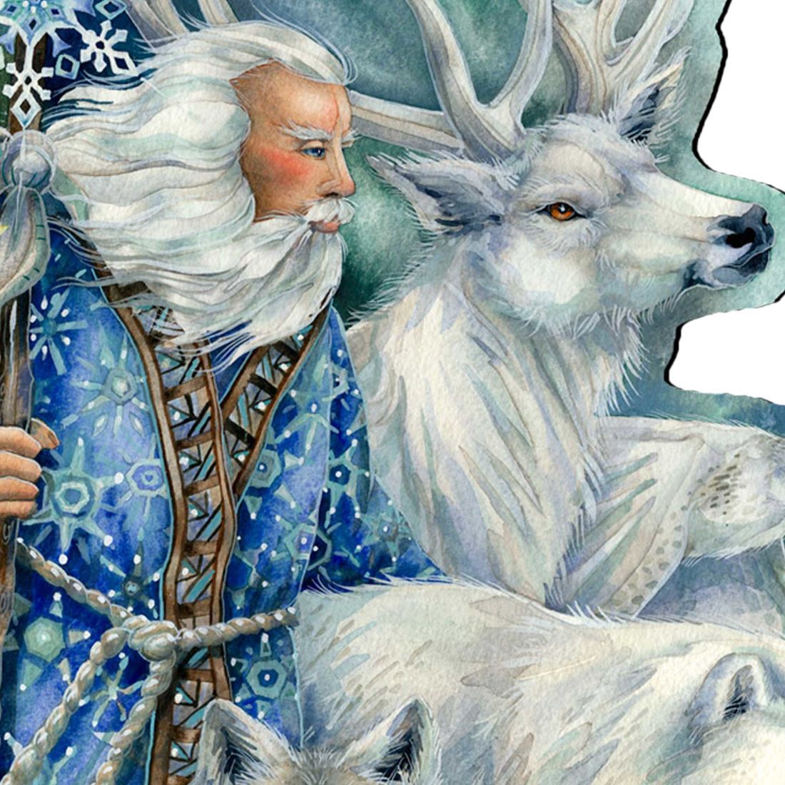 Cool Winds Father Winter Animals Wildlife Outdoor Decor