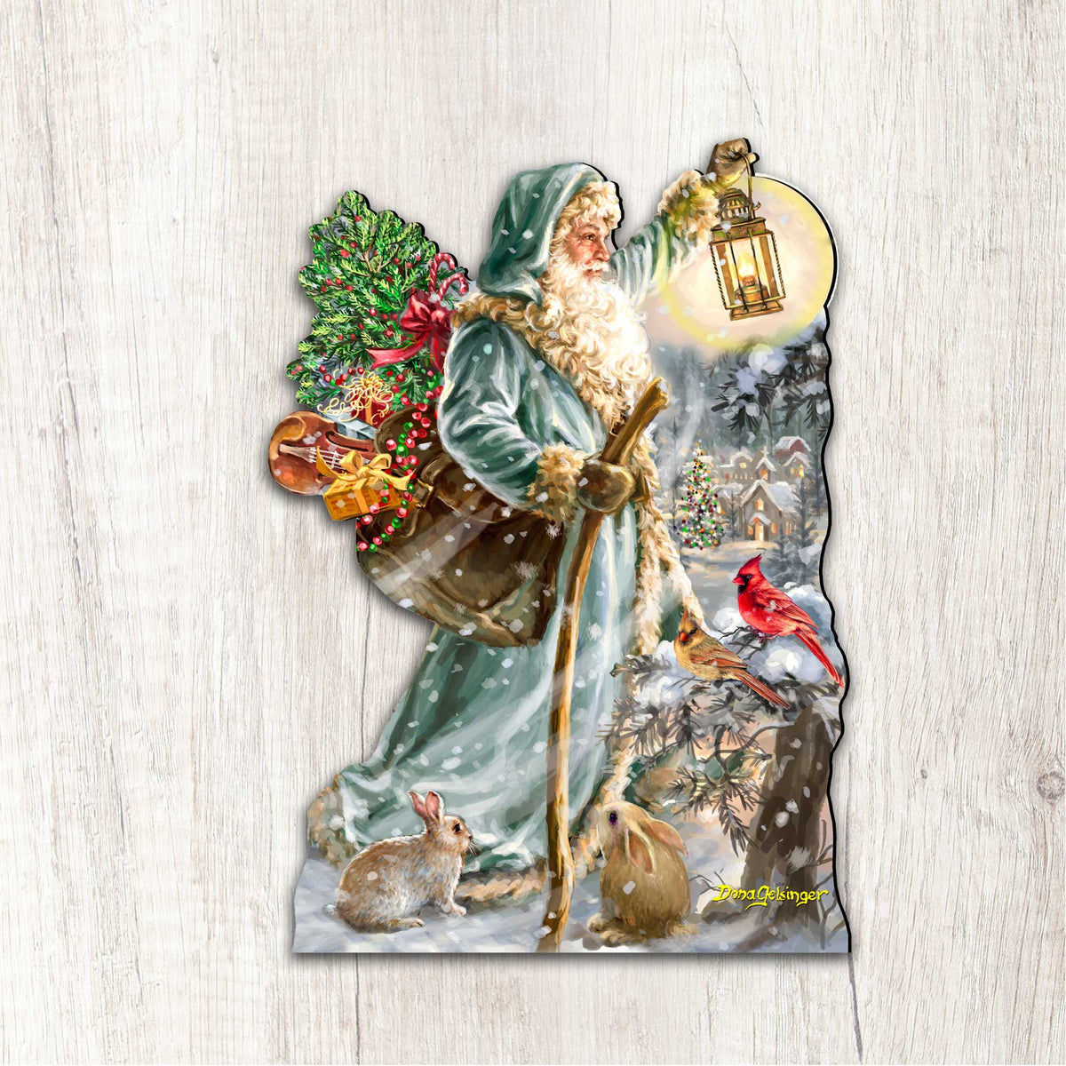 Saint Nicholas Christmas Door Decor