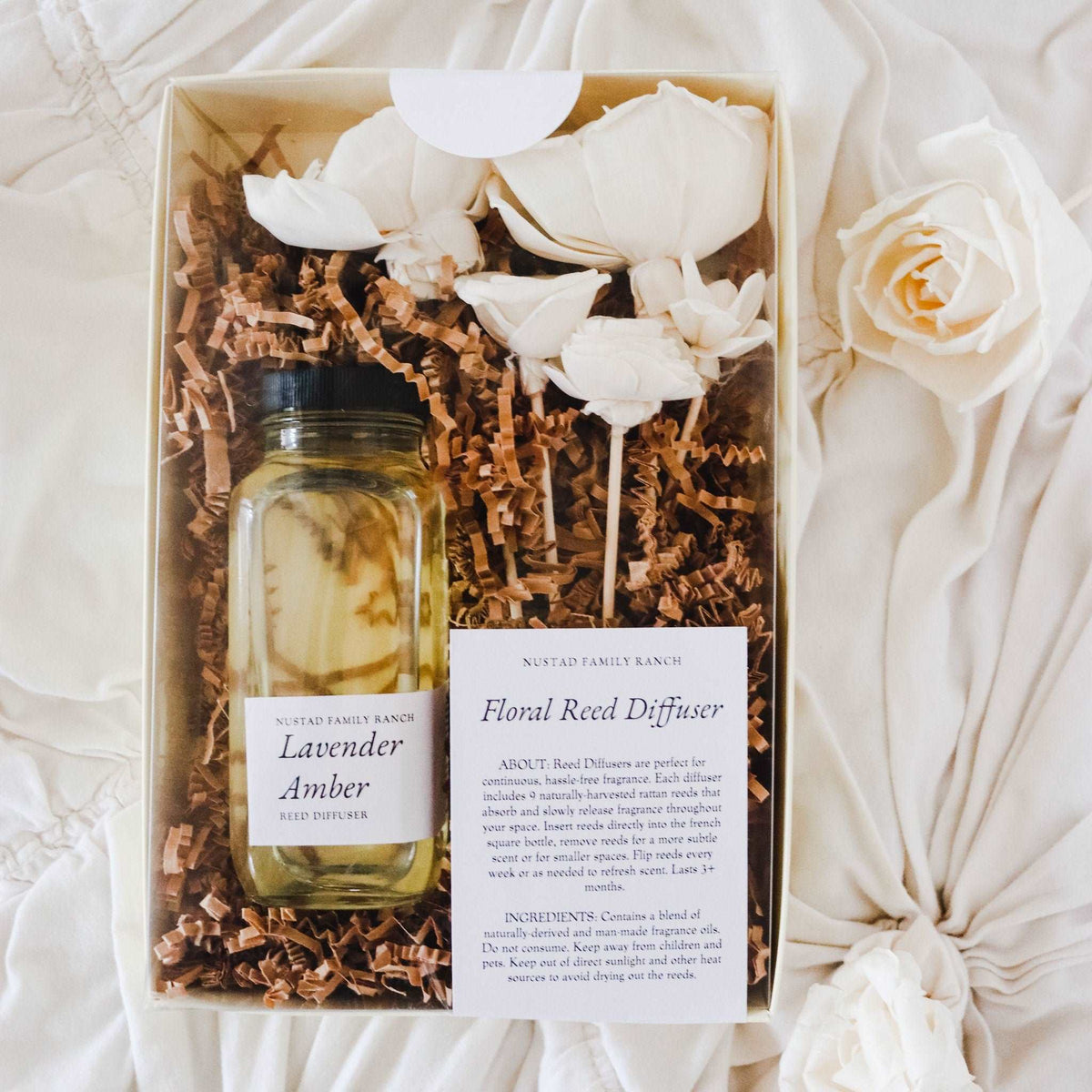 Sunflower Floral Reed Diffuser | Botanical Home Fragrance