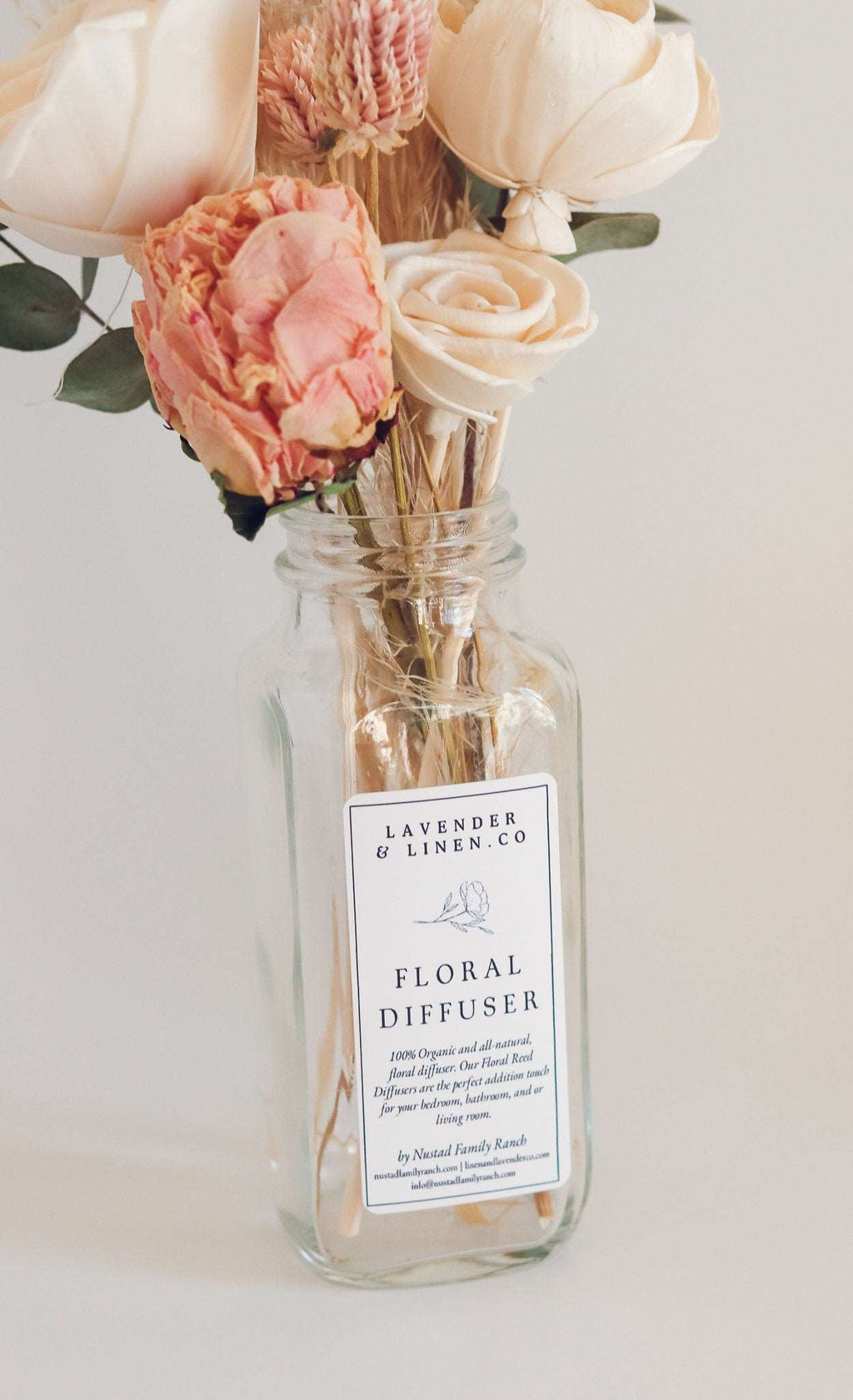 Sunflower Floral Reed Diffuser | Botanical Home Fragrance