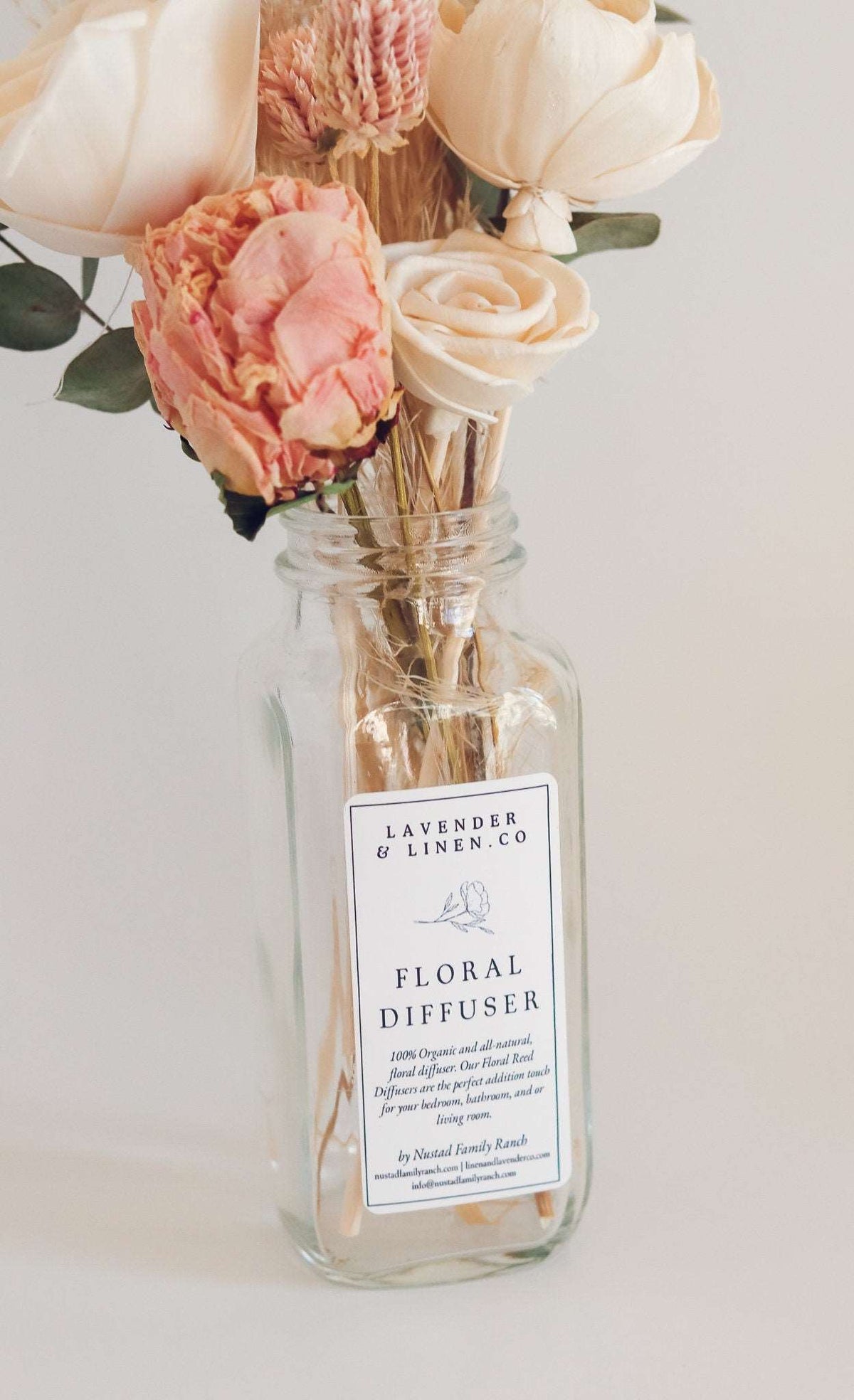 Sunflower Floral Reed Diffuser | Botanical Home Fragrance