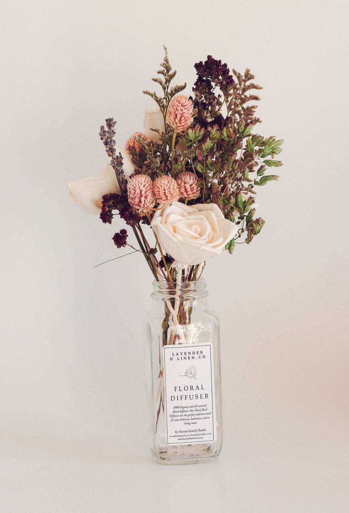Sunflower Floral Reed Diffuser | Botanical Home Fragrance