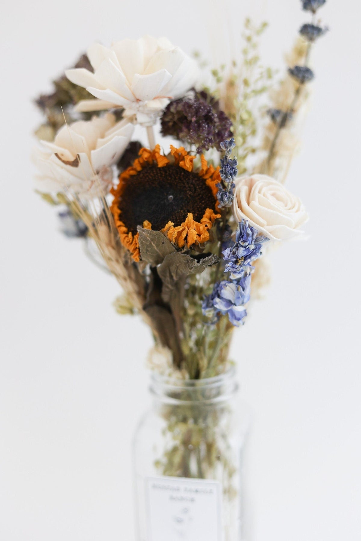 Sunflower Floral Reed Diffuser | Botanical Home Fragrance
