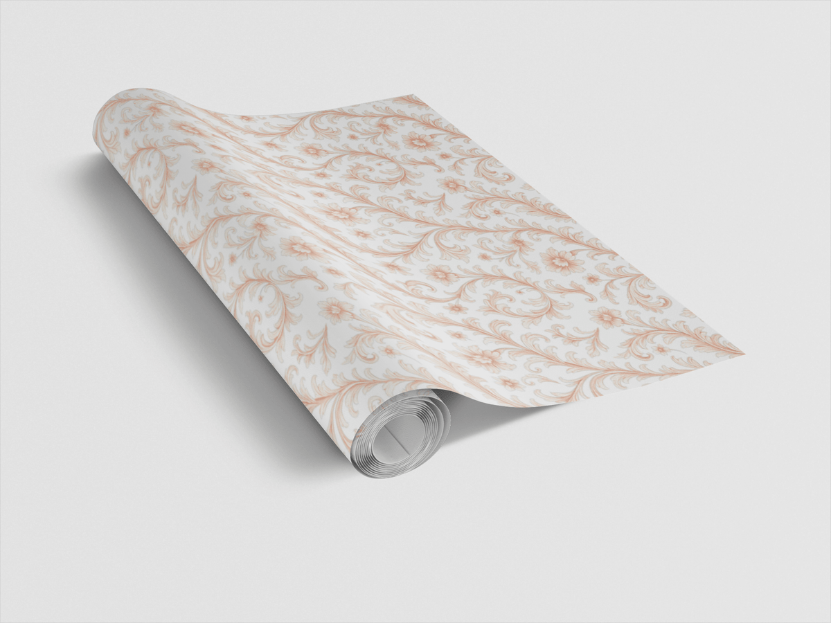 Blush Baroque Wrapping Paper
