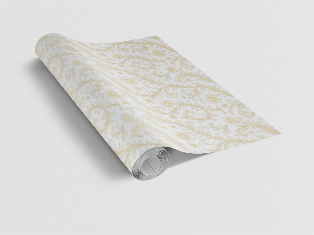 Champagne Baroque Wrapping Paper