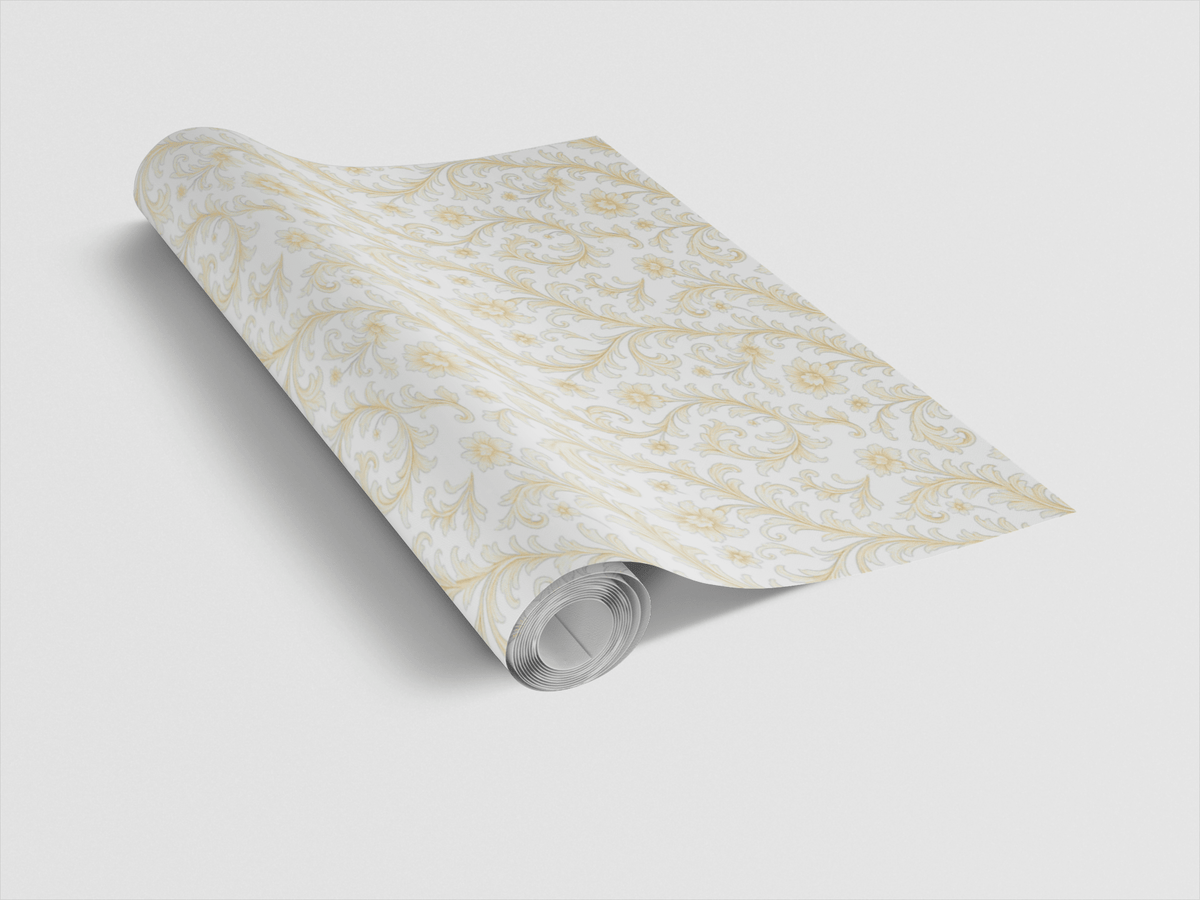 Champagne Baroque Wrapping Paper