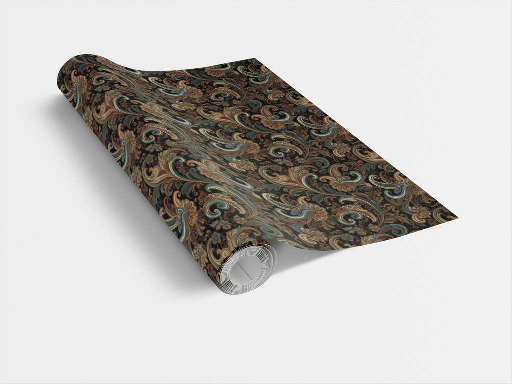 Midnight Baroque Wrapping Paper