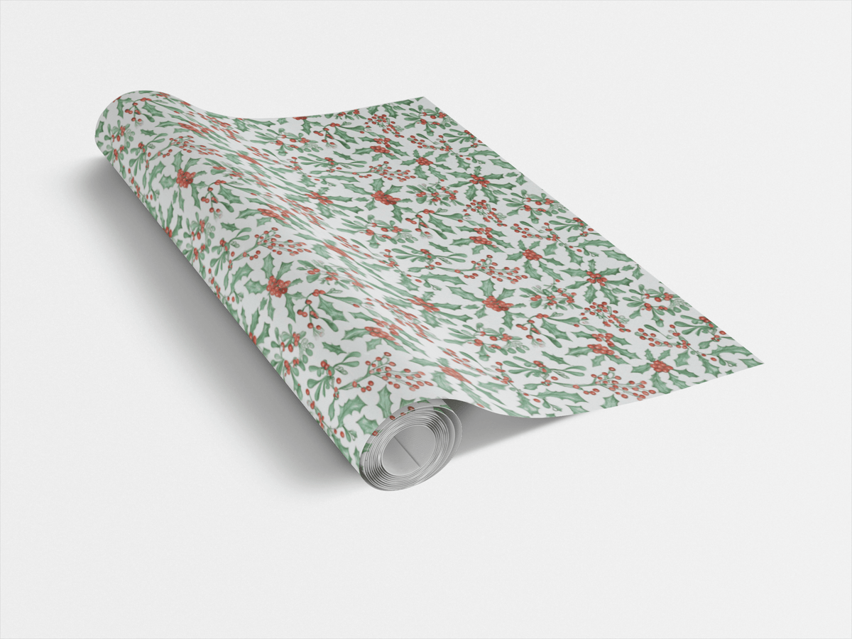 Christmas Mistletoe Wrapping Paper