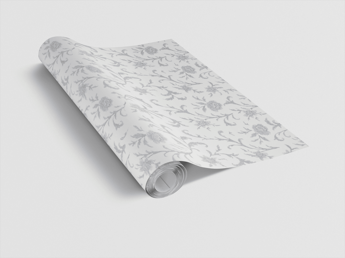Baroque Blanche Wrapping Paper