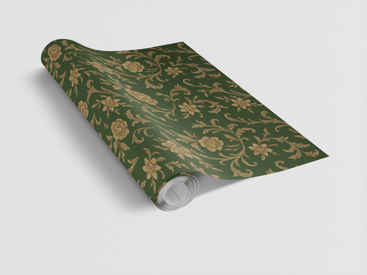 Baroque Verdure Wrapping Paper
