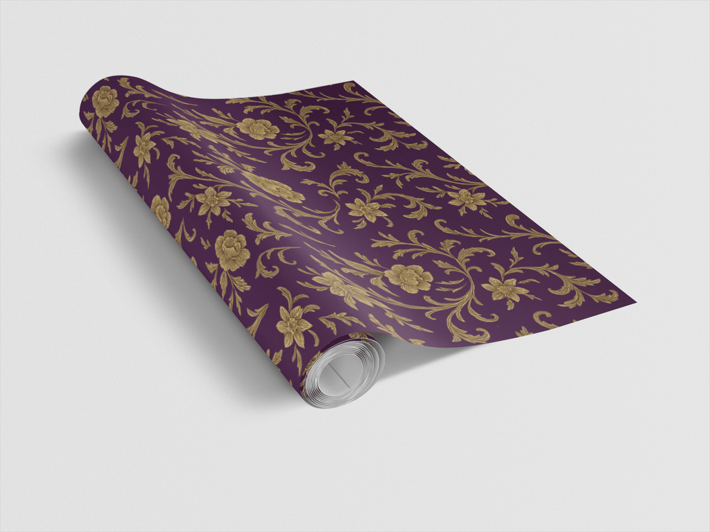 Baroque Amaranth Wrapping Paper