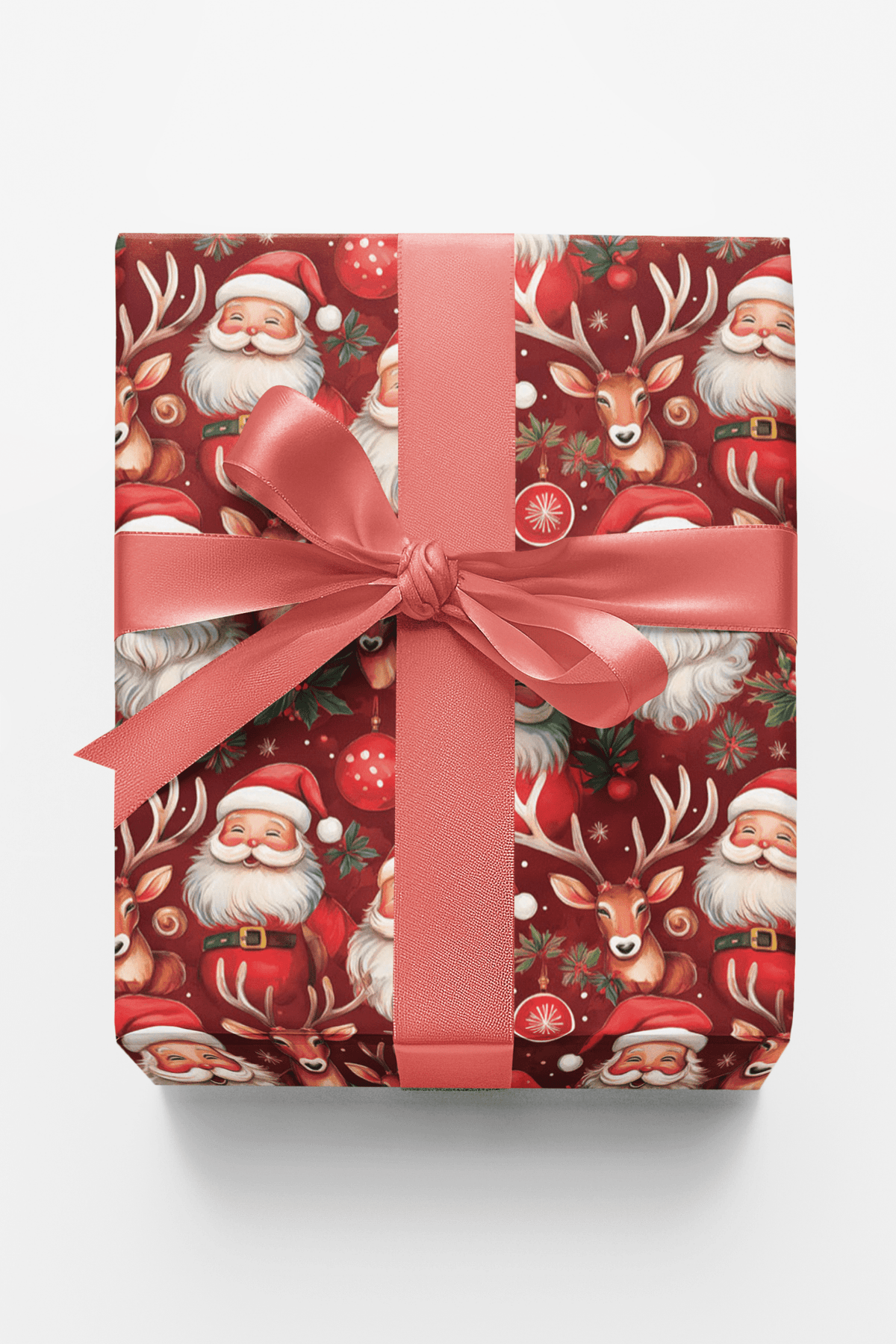 Holiday Hoopla with Santa Wrapping Paper