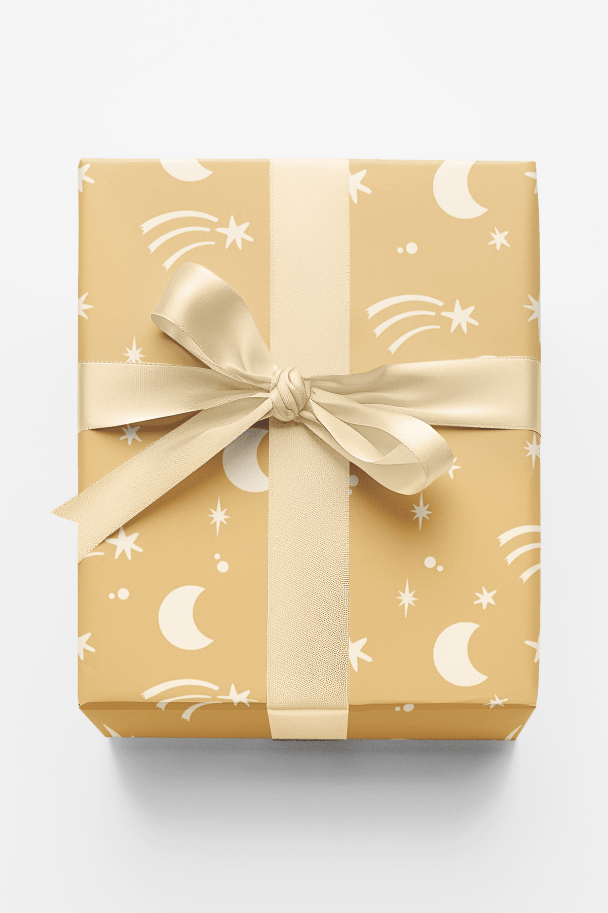 Ochre Orbit Wrapping Paper