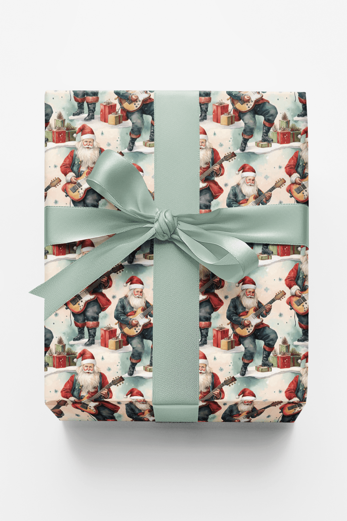 Santa Shreds Wrapping Paper