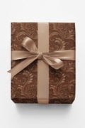 Leather Baroque Wrapping Paper