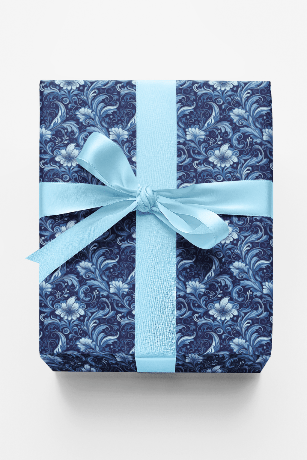 Baroque Bleu Wrapping Paper