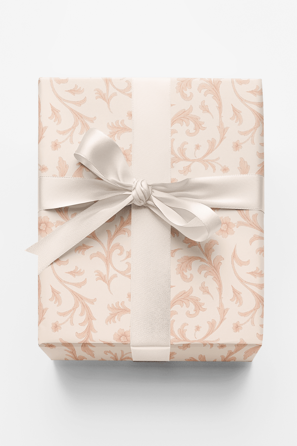 Peach Baroque Wrapping Paper