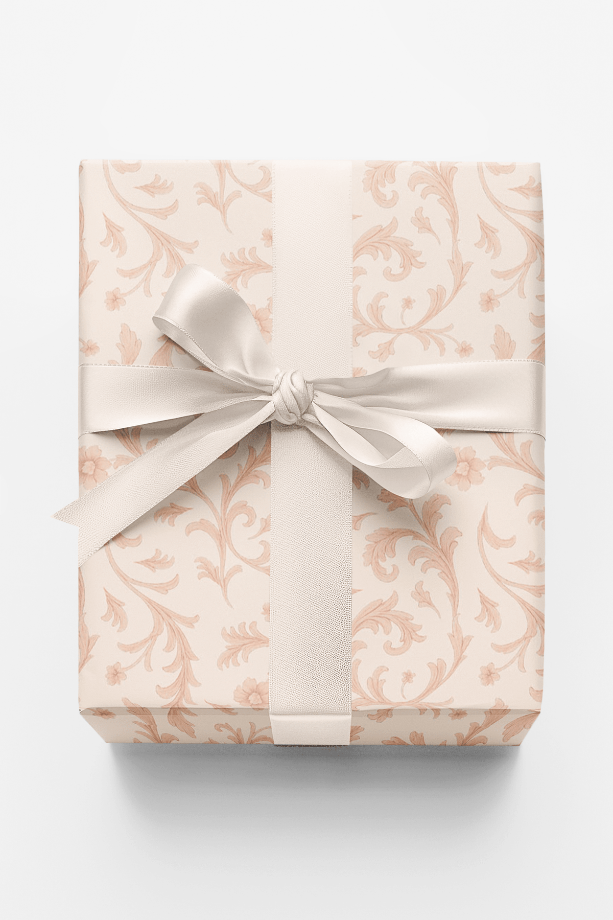 Peach Baroque Wrapping Paper