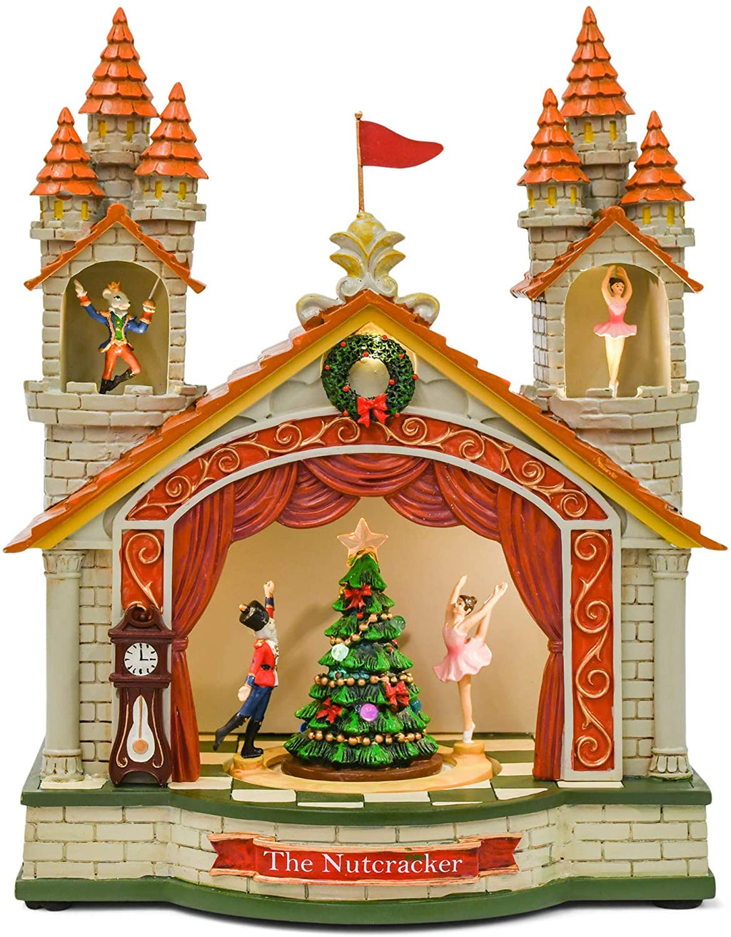 Musical LED Nutcracker Stage Diorama