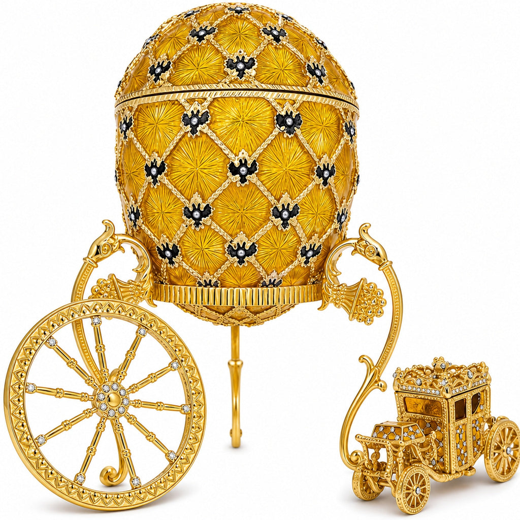 1897 Imperial Coronation Royal Egg 7 Inches