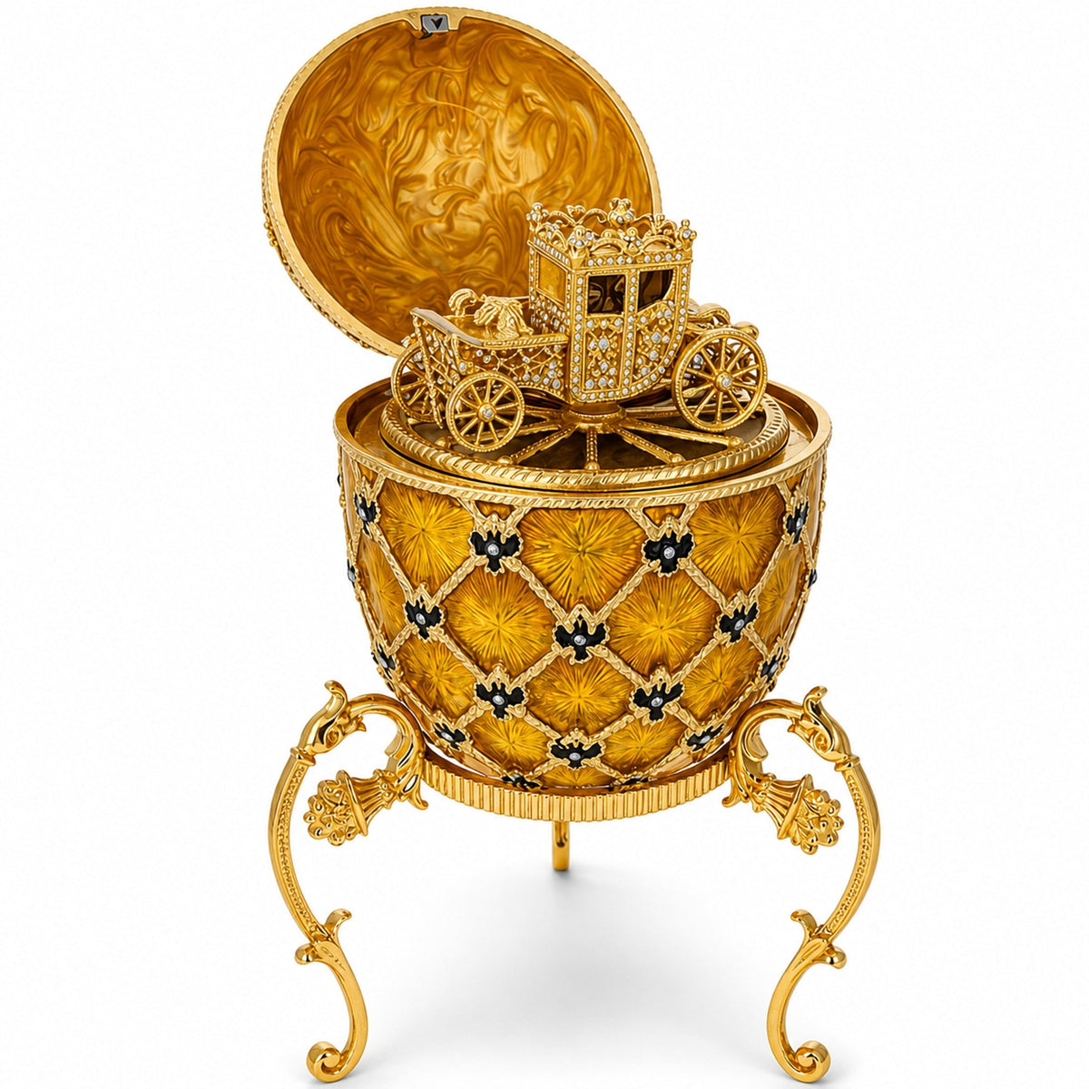1897 Imperial Coronation Royal Egg 7 Inches