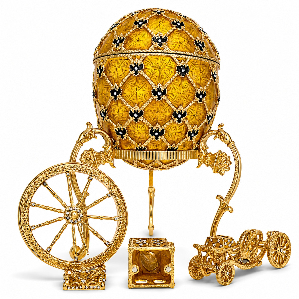 1897 Imperial Coronation Royal Egg 7 Inches