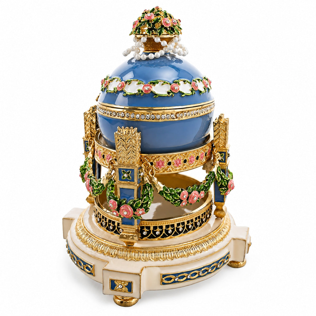 1907 Love Trophies Egg (Cradle with Garlands) Musical Royal Egg