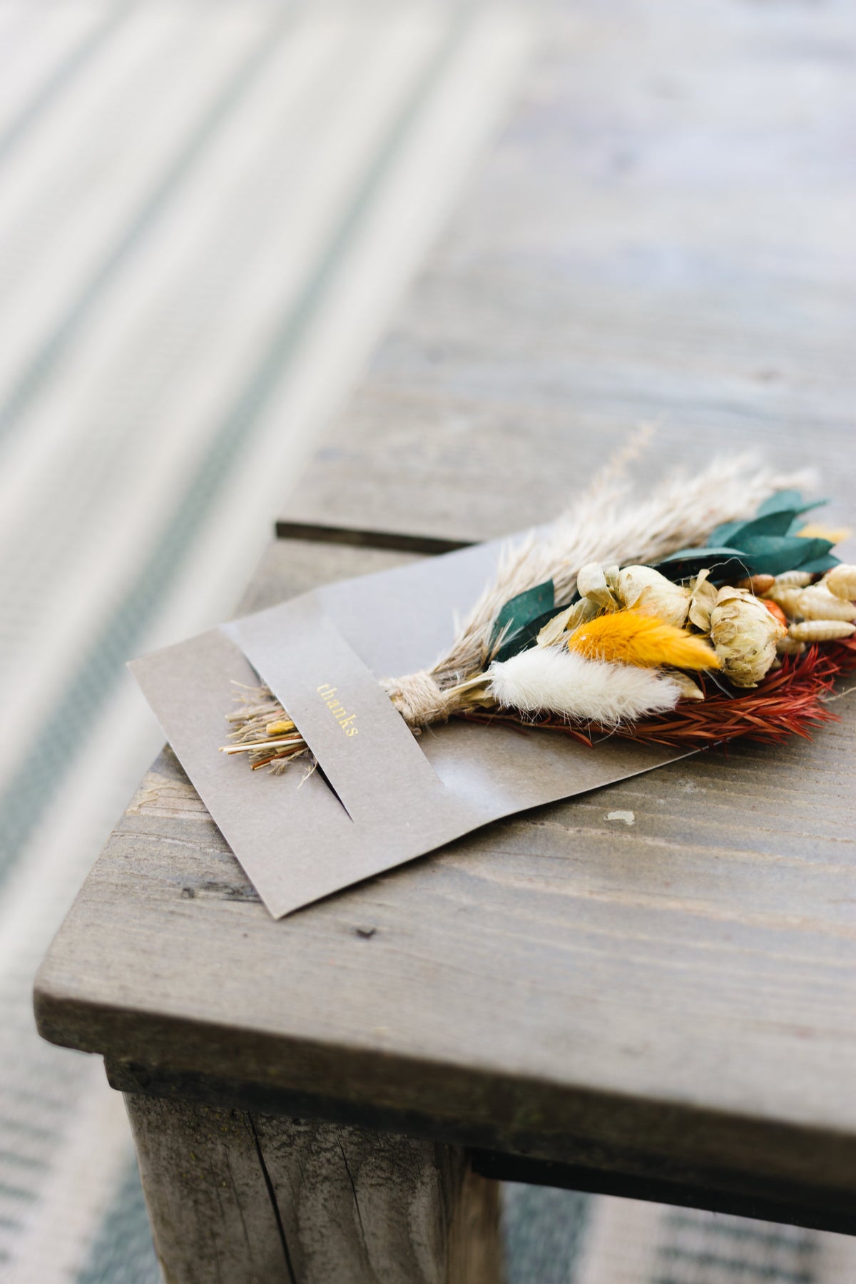 Congrats Mini Bouquet Card | Dried Flowers Greeting Card