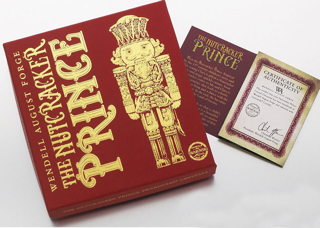 Nutcracker Prince Christmas Ornament - Bronze