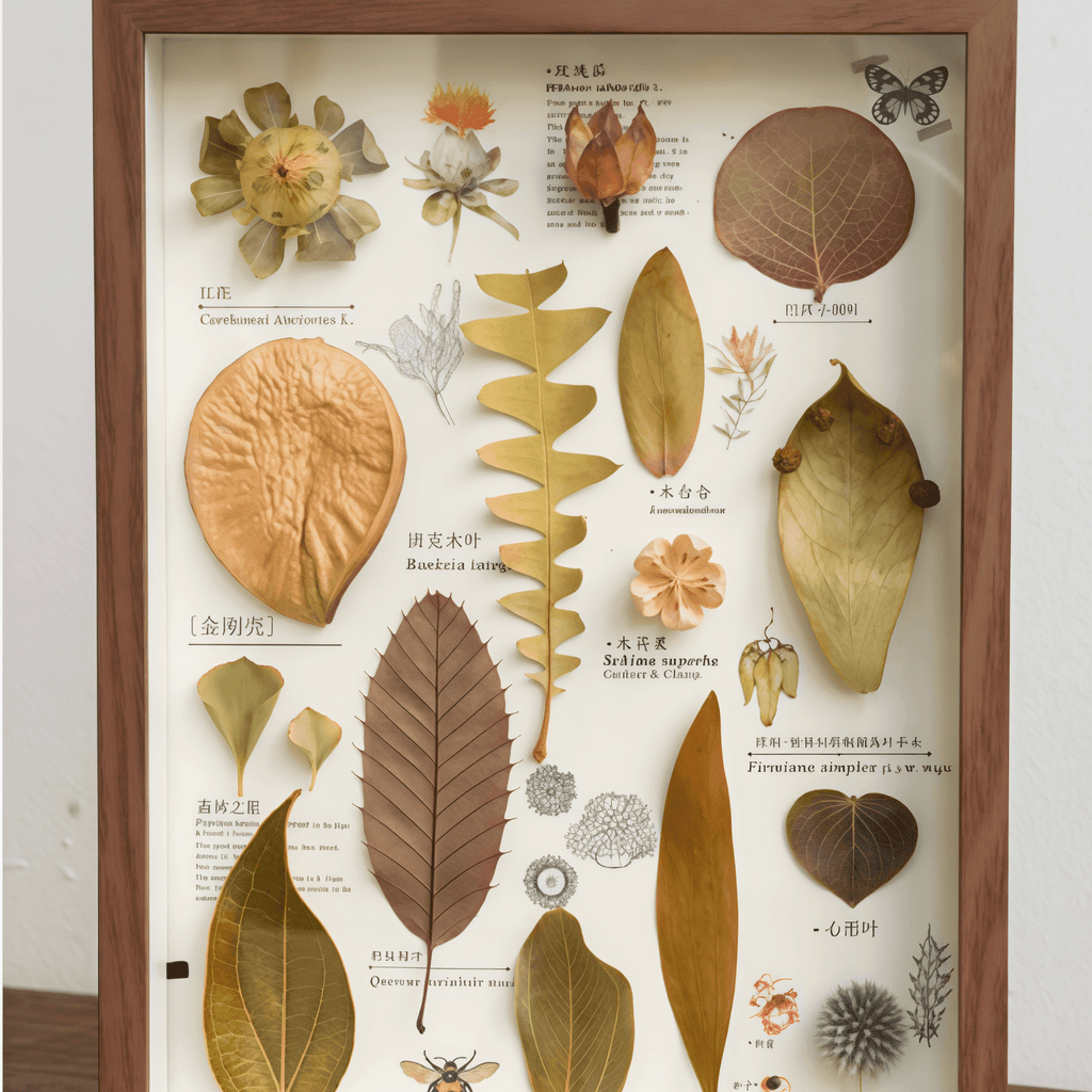 "The Rainforest Seed Vault" Tropical Specimen Shadow Box