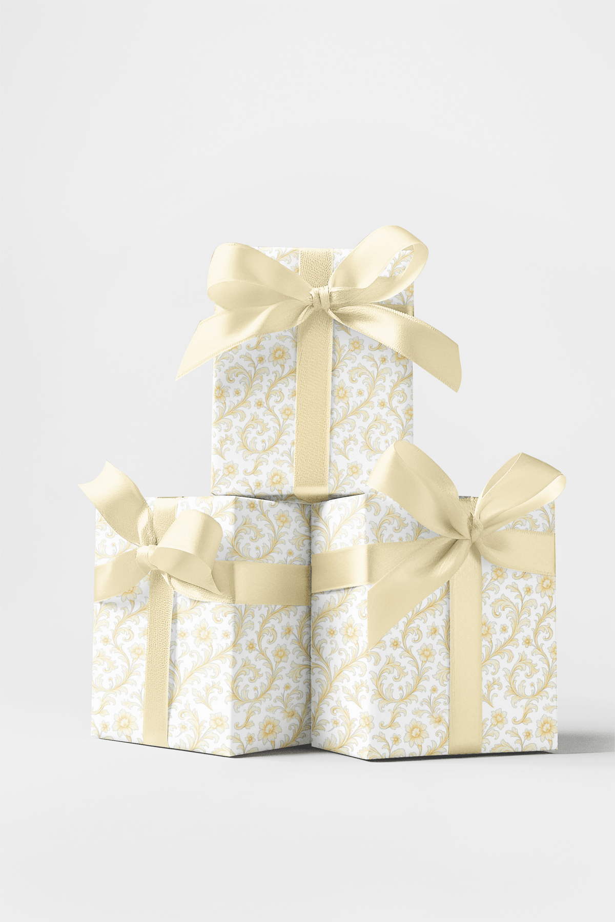 Champagne Baroque Wrapping Paper