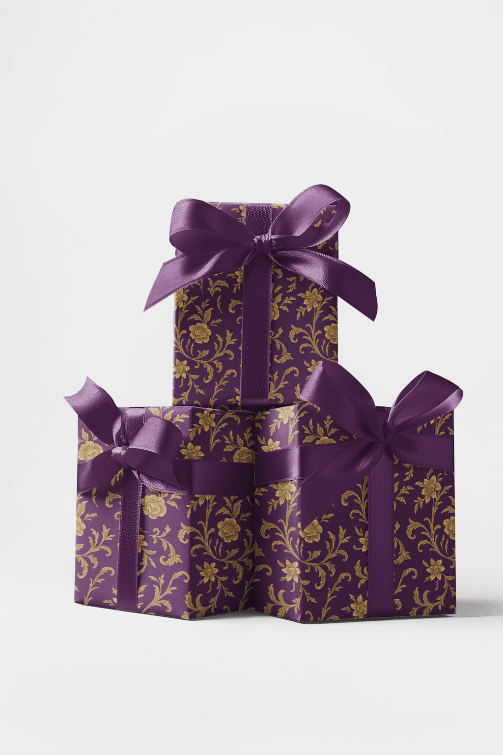 Baroque Amaranth Wrapping Paper