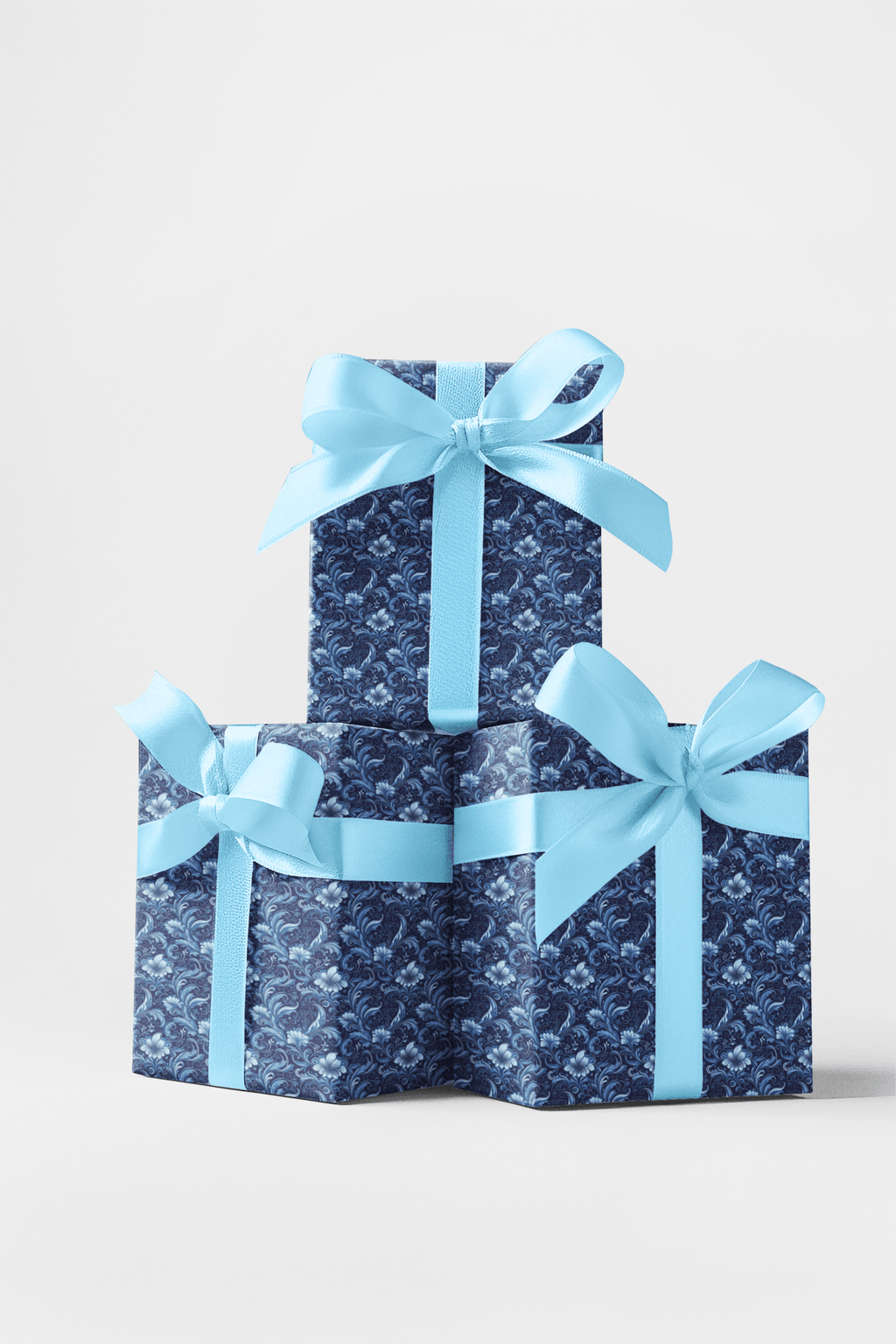 Baroque Bleu Wrapping Paper