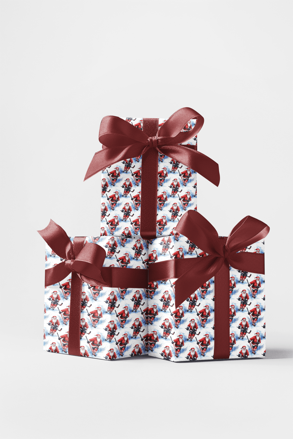 Slapshot Santa Wrapping Paper