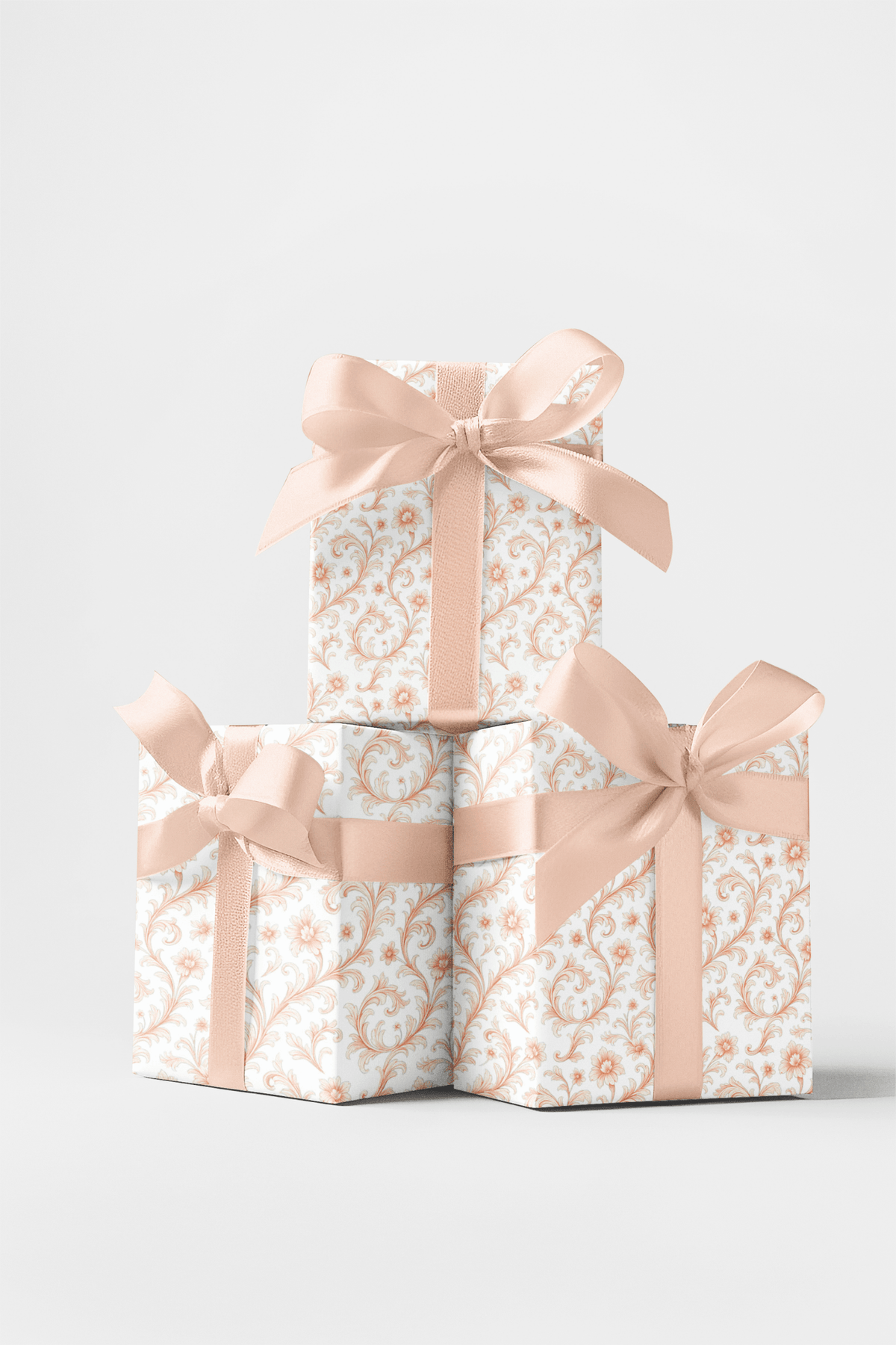 Blush Baroque Wrapping Paper